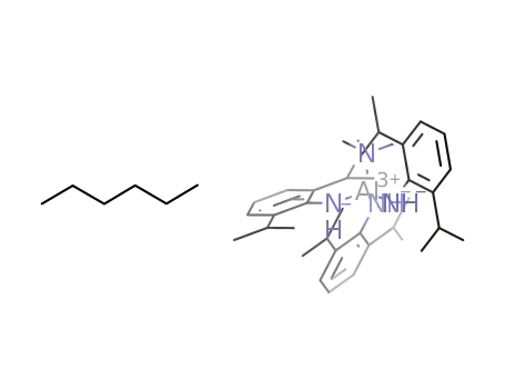 Me<sub>3</sub>N*Al[N(H)C<sub>6</sub>H<sub>3</sub>-2,6-(i-Pr)2]3*hexane