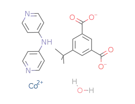 [Co(5-tert-butylisophthalate)(4,4'-dipyridylamine)(H<sub>2</sub>O)]