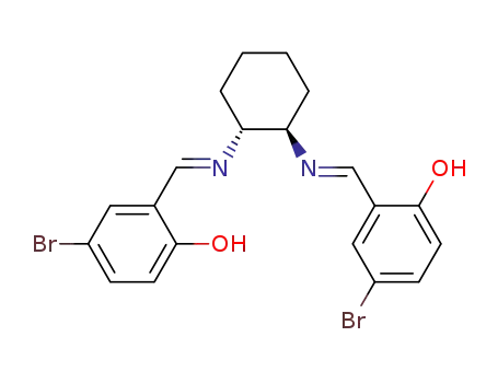 Molecular Structure of 52291-49-3 ((R,R)-N,N'-bis(5-bromosalicylidene)-1,2-cyclohexanediamine)
