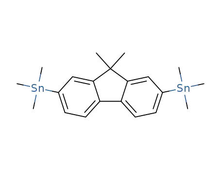 Molecular Structure of 1228237-11-3 (2,7-bis(trimethylstannyl)-9,9-dimethylfluorene)