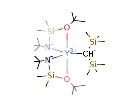 [Me<sub>2</sub>Si(NCMe<sub>3</sub>)(OCMe<sub>3</sub>)]2Y(CH(SiMe<sub>3</sub>)2)