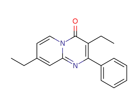Molecular Structure of 1338923-03-7 (3,8-diethyl-2-phenyl-4H-pyrido[1,2-a]pyrimidin-4-one)