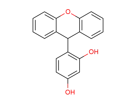 Molecular Structure of 94307-62-7 (4-xanthen-9-yl-resorcinol)