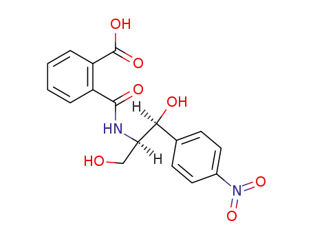 <i>N</i>-[(1<i>RS</i>,2<i>SR</i>)-2-hydroxy-1-hydroxymethyl-2-(4-nitro-phenyl)-ethyl]-phthalamic acid