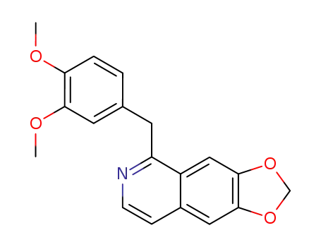 1,3-Dioxolo[4,5-g]isoquinoline, 1-[(3,4-dimethoxyphenyl)methyl]-