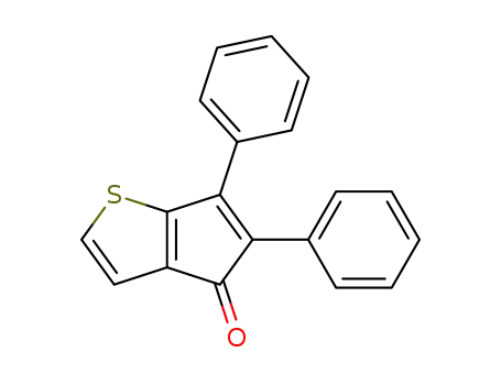 5,6-diphenyl-4H-cyclopenta-<b>-thiophen-4-one
