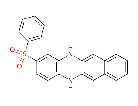 2-benzenesulfonyl-5,12-dihydro-benzo[<i>b</i>]phenazine
