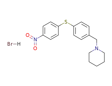 1-[4-(4-nitro-phenylsulfanyl)-benzyl]-piperidine; hydrobromide