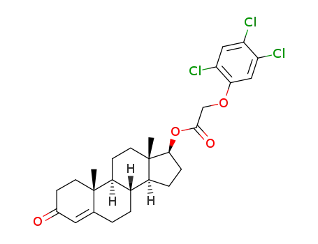 (2,4,5-trichloro-phenoxy)-acetic acid-(3-oxo-androst-4-en-17β-yl ester)