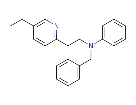 <i>N</i>-[2-(5-ethyl-[2]pyridyl)-ethyl]-<i>N</i>-benzyl-aniline