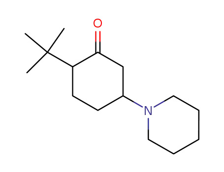 2-<i>tert</i>-butyl-5-piperidino-cyclohexanone