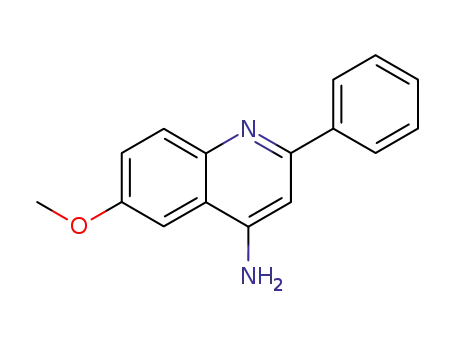Molecular Structure of 422565-88-6 (4-AMINO-6-METHOXY-2-PHENYLQUINOLINE)