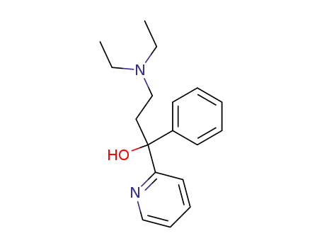 3-diethylamino-1-phenyl-1-pyridin-2-yl-propan-1-ol