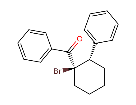 (+/-)-(1-bromo-2<i>c</i>-phenyl-cyclohex-<i>r</i>-yl)-phenyl ketone