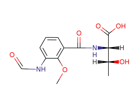 <i>N</i>-(3-formylamino-2-methoxy-benzoyl)-threonine