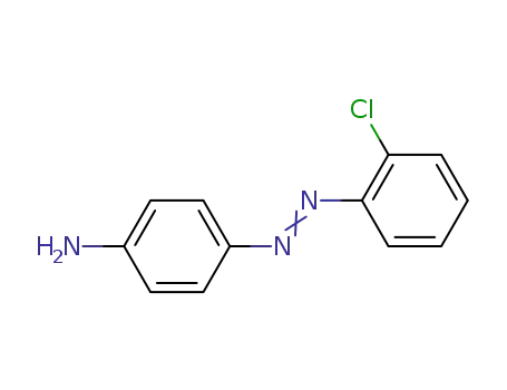 Molecular Structure of 20442-90-4 (Benzenamine, 4-[(2-chlorophenyl)azo]-)