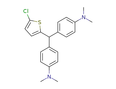 (5-chloro-[2]thienyl)-bis-(4-dimethylamino-phenyl)-methane