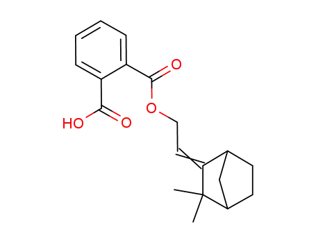Molecular Structure of 2226-06-4 (phthalic acid mono-[2-(3,3-dimethyl-[2]norbornyliden)-ethyl ester])