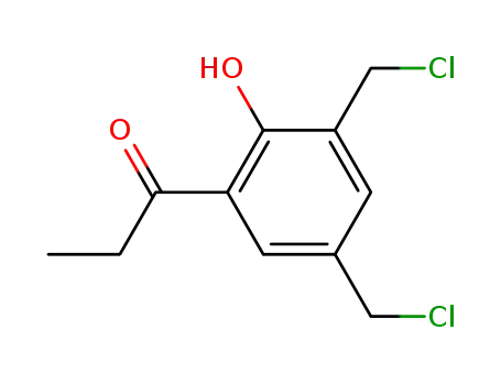 1-(3,5-bis-chloromethyl-2-hydroxy-phenyl)-propan-1-one