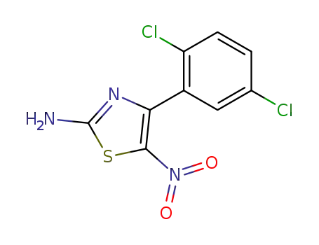 4-(2,5-dichloro-phenyl)-5-nitro-thiazol-2-ylamine