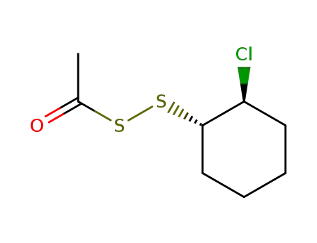 (+/-)-acetyl-(<i>trans</i>-2-chloro-cyclohexyl)-disulfane