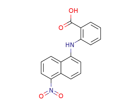Molecular Structure of 730972-72-2 (<i>N</i>-(5-nitro-[1]naphthyl)-anthranilic acid)
