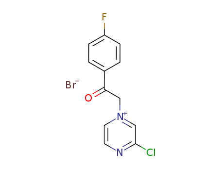 2-(3-chloropyrazin-1-yl)-1-(4-fluorophenyl)ethanone cas  326-02-3