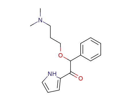 2-(3-dimethylamino-propoxy)-2-phenyl-1-pyrrol-2-yl-ethanone