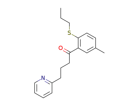 1-(5-methyl-2-propylmercapto-phenyl)-4-[2]pyridyl-butan-1-one
