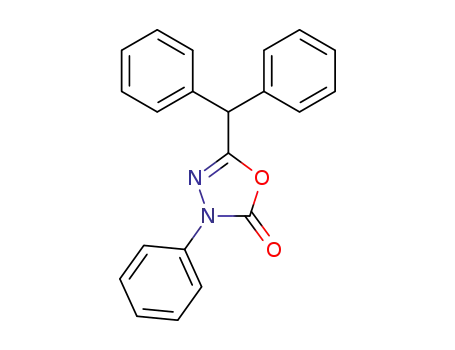 5-benzhydryl-3-phenyl-3<i>H</i>-[1,3,4]oxadiazol-2-one