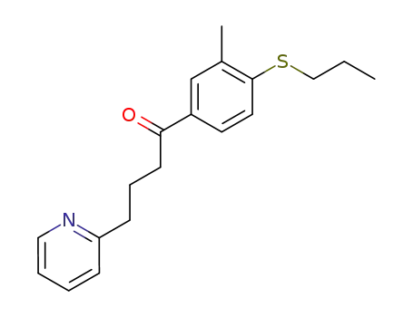 1-(3-methyl-4-propylmercapto-phenyl)-4-[2]pyridyl-butan-1-one