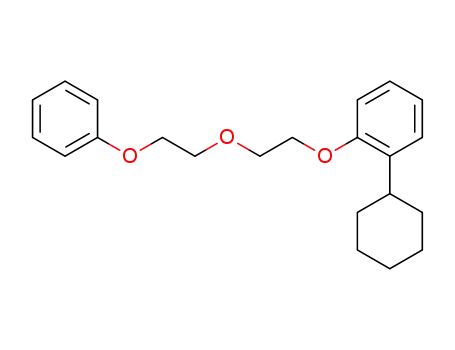Molecular Structure of 116373-69-4 (1-(2-cyclohexyl-phenoxy)-2-(2-phenoxy-ethoxy)-ethane)