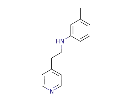 Molecular Structure of 36773-95-2 (<i>N</i>-(2-[4]pyridyl-ethyl)-<i>m</i>-toluidine)