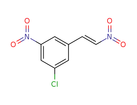 Molecular Structure of 67483-50-5 (Benzene, 1-chloro-3-nitro-5-(2-nitroethenyl)-)