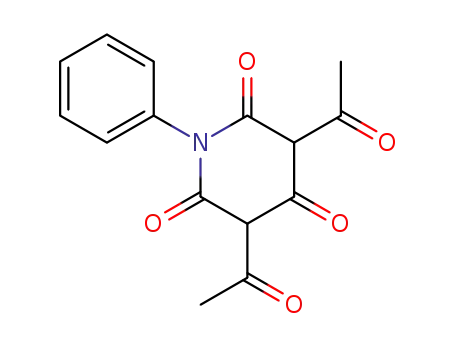 3,5-diacetyl-1-phenyl-piperidine-2,4,6-trione