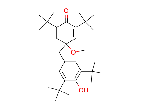 2,6-di-<i>tert</i>-butyl-4-(3,5-di-<i>tert</i>-butyl-4-hydroxy-benzyl)-4-methoxy-cyclohexa-2,5-dienone