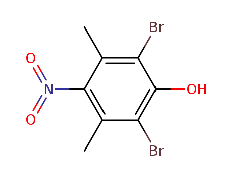 2,6-dibromo-3,5-dimethyl-4-nitro-phenol