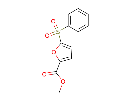 5-benzenesulfonyl-furan-2-carboxylic acid methyl ester