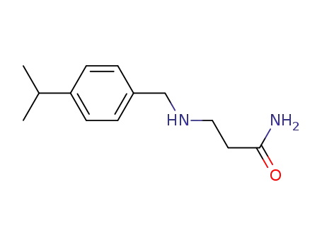 <i>N</i>-(4-isopropyl-benzyl)-β-alanine amide