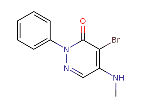 4-bromo-5-methylamino-2-phenyl-2<i>H</i>-pyridazin-3-one
