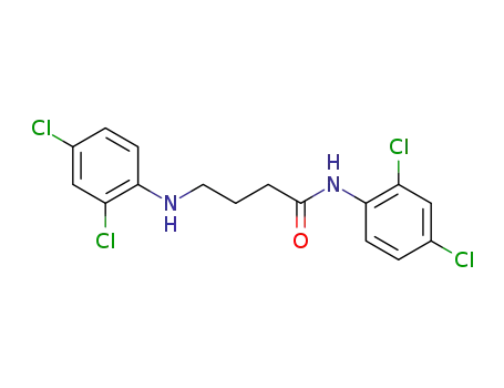 Molecular Structure of 101119-47-5 (4-(2,4-dichloro-anilino)-butyric acid-(2,4-dichloro-anilide))