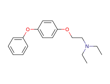 Molecular Structure of 5753-34-4 (diethyl-[2-(4-phenoxy-phenoxy)-ethyl]-amine)