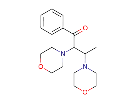2,3-dimorpholino-1-phenyl-butan-1-one