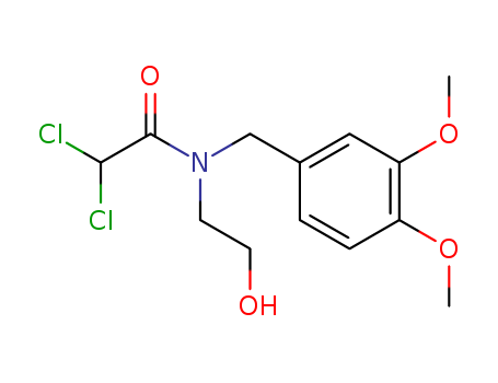 Acetamide, 2,2-dichloro-N-(2-hydroxyethyl)-N-veratryl-