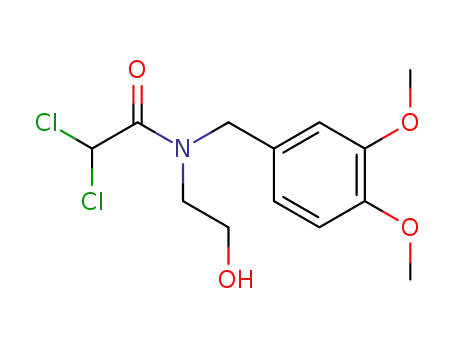 2,2-dichloro-N-(3,4-dimethoxybenzyl)-N-(2-hydroxyethyl)acetamide