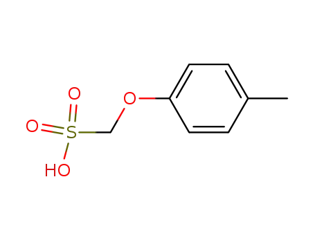 Molecular Structure of 101587-10-4 (<i>p</i>-tolyloxy-methanesulfonic acid)