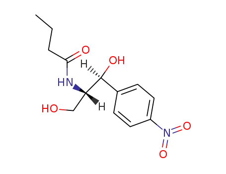 <i>N</i>-[(1<i>RS</i>,2<i>RS</i>)-2-hydroxy-1-hydroxymethyl-2-(4-nitro-phenyl)-ethyl]-butyramide