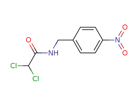 Molecular Structure of 104413-36-7 (dichloro-acetic acid-(4-nitro-benzylamide))