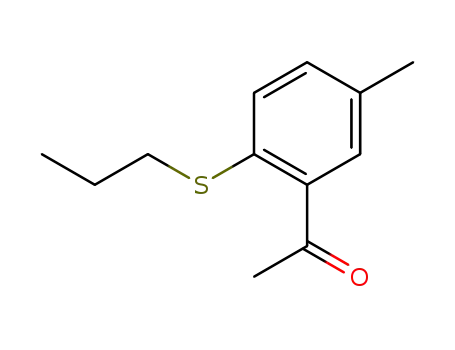 1-(5-methyl-2-propylsulfanyl-phenyl)-ethanone