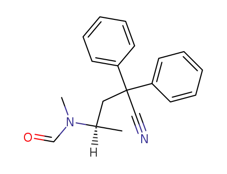 (<i>R</i>)-4-(formyl-methyl-amino)-2,2-diphenyl-valeronitrile
